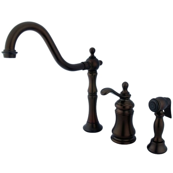 KS7805TPLBS Widespread Kitchen Faucet, Oil Rubbed Bronze